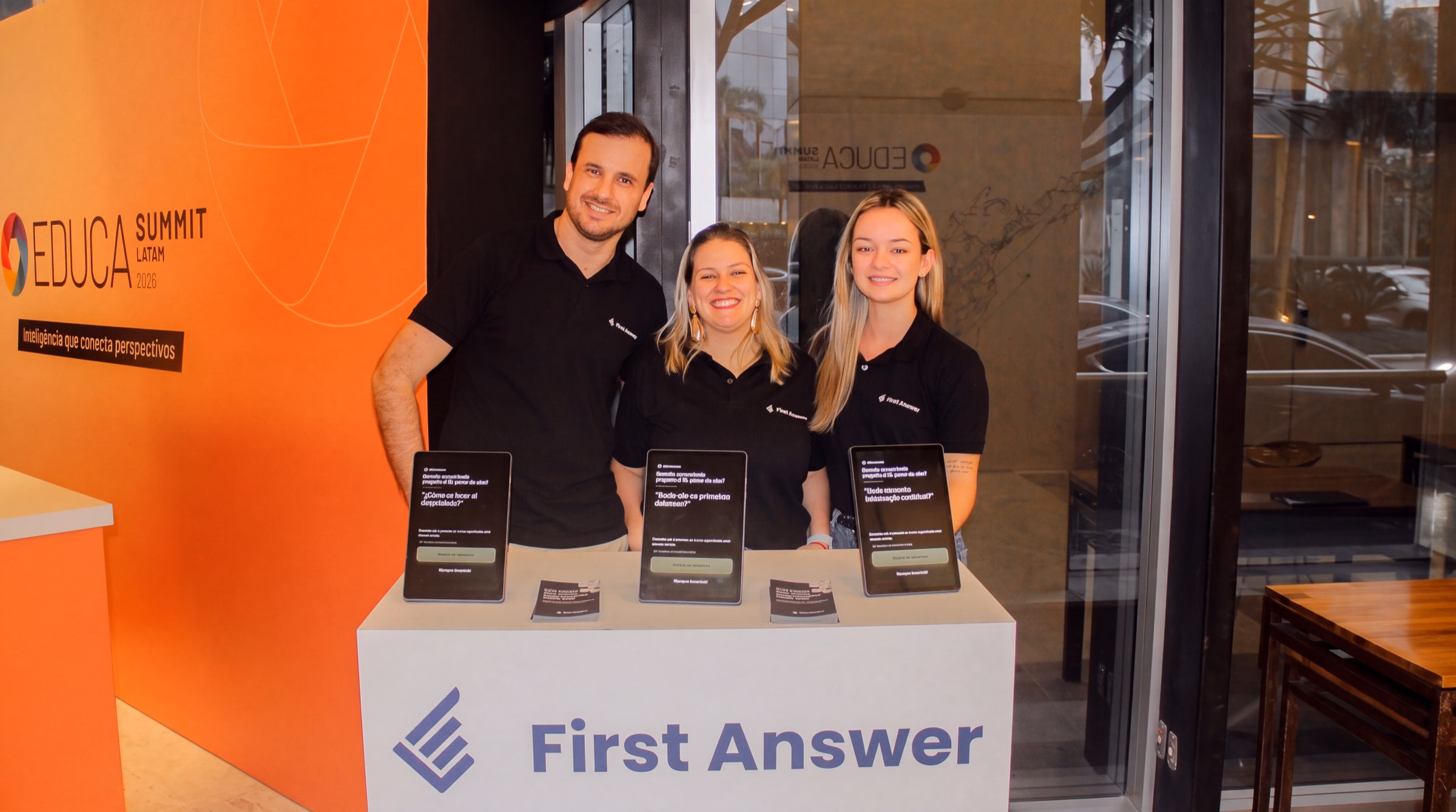First Answer team at Educa Summit LATAM