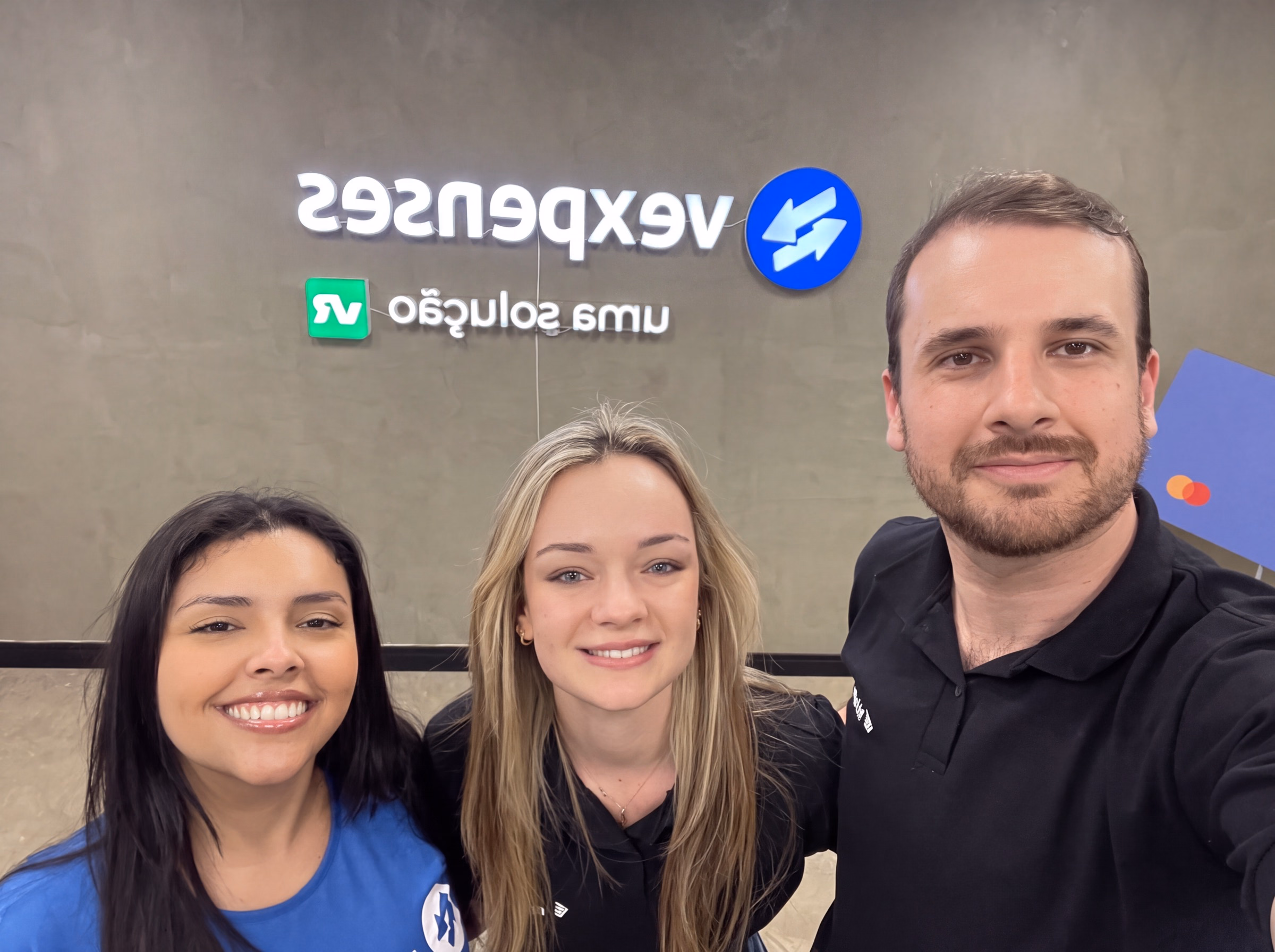 Team visiting a client
